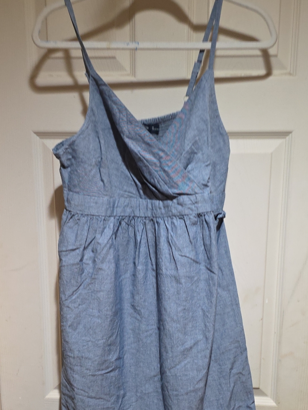 Faded Glory Light Blue Chambray Sundress